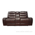 High Quality Leather Electric Reclining Sofa Set